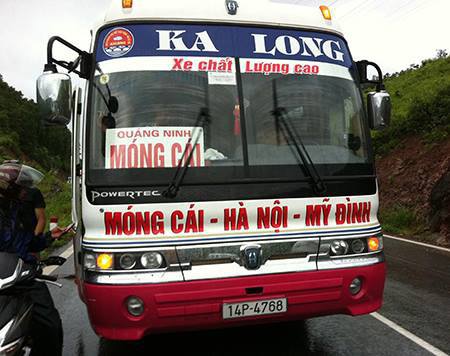 Xe Móng Cái đi bến xe Lương Yên